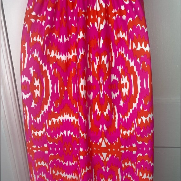 JUDE CONNALLY Vibrant Pink and Orange Women's Dress - Picture 5 of 8